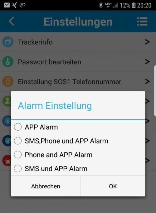 Fallenalarm Info App