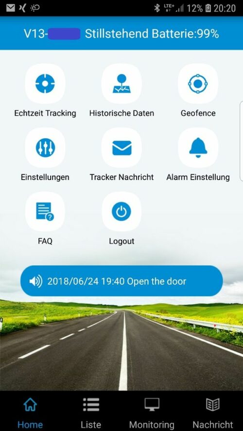 Fallenmelder App Alarmierung